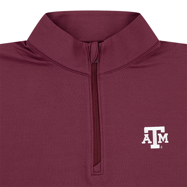 Texas A&M Peter Millar Womens Quarter Zip - Maroon