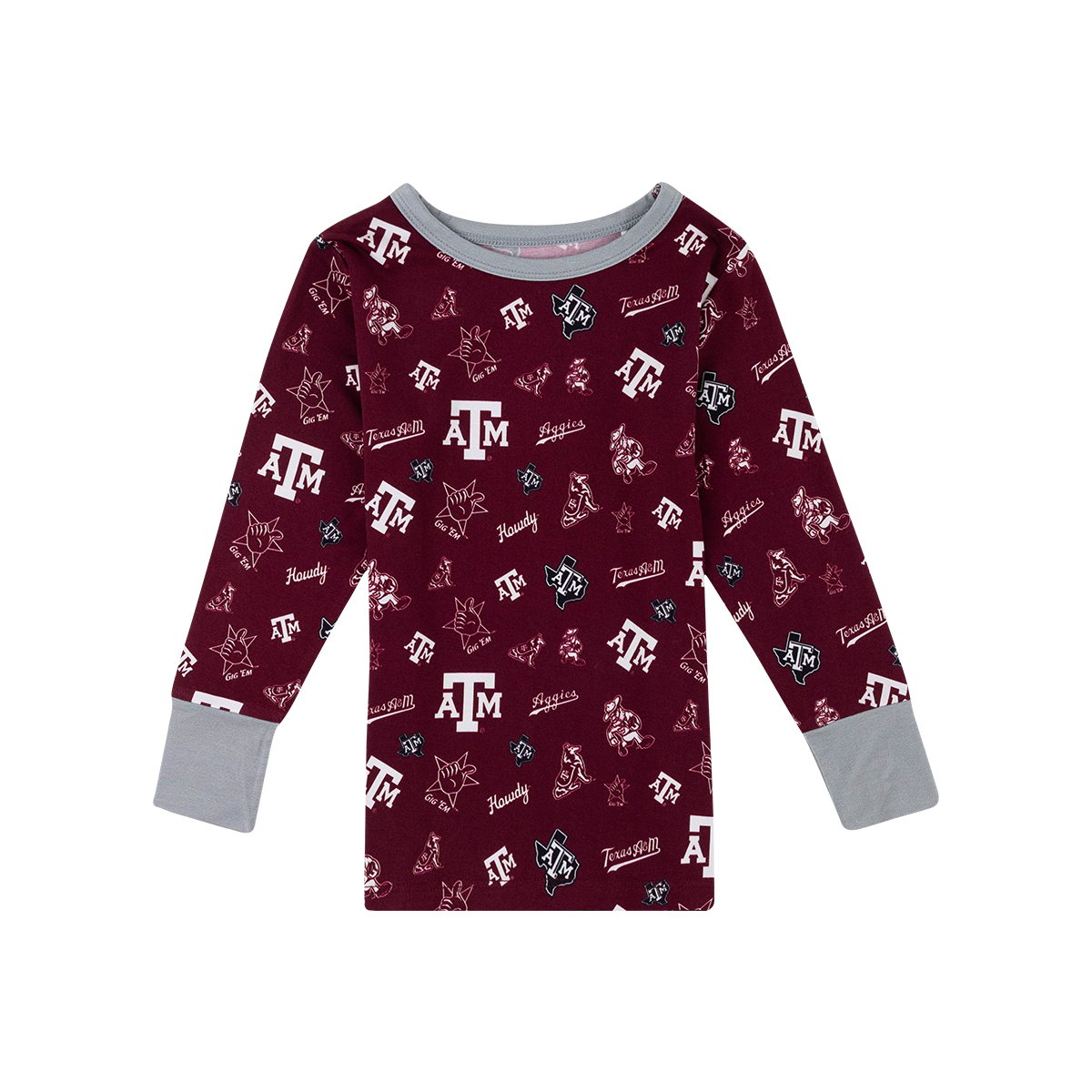 Texas A&M Two Piece Toddler PJ Set