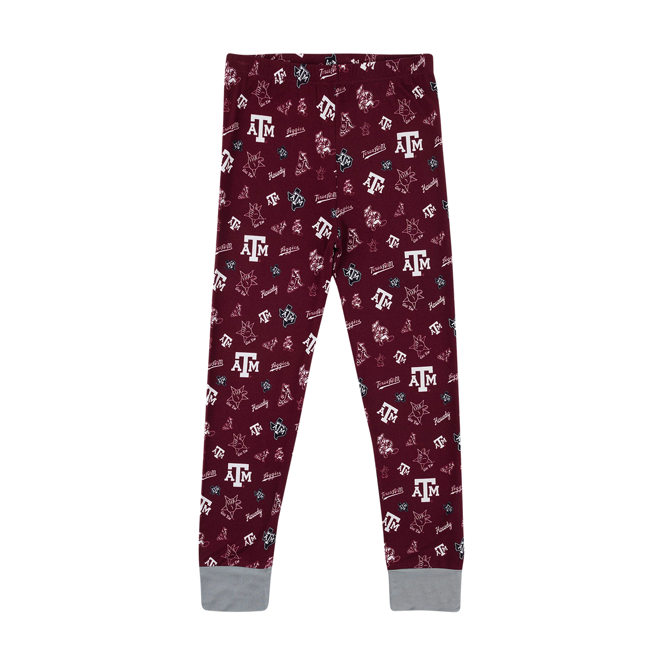 Texas A&M Tailgate Tikes Two Piece Maroon Youth PJ Set