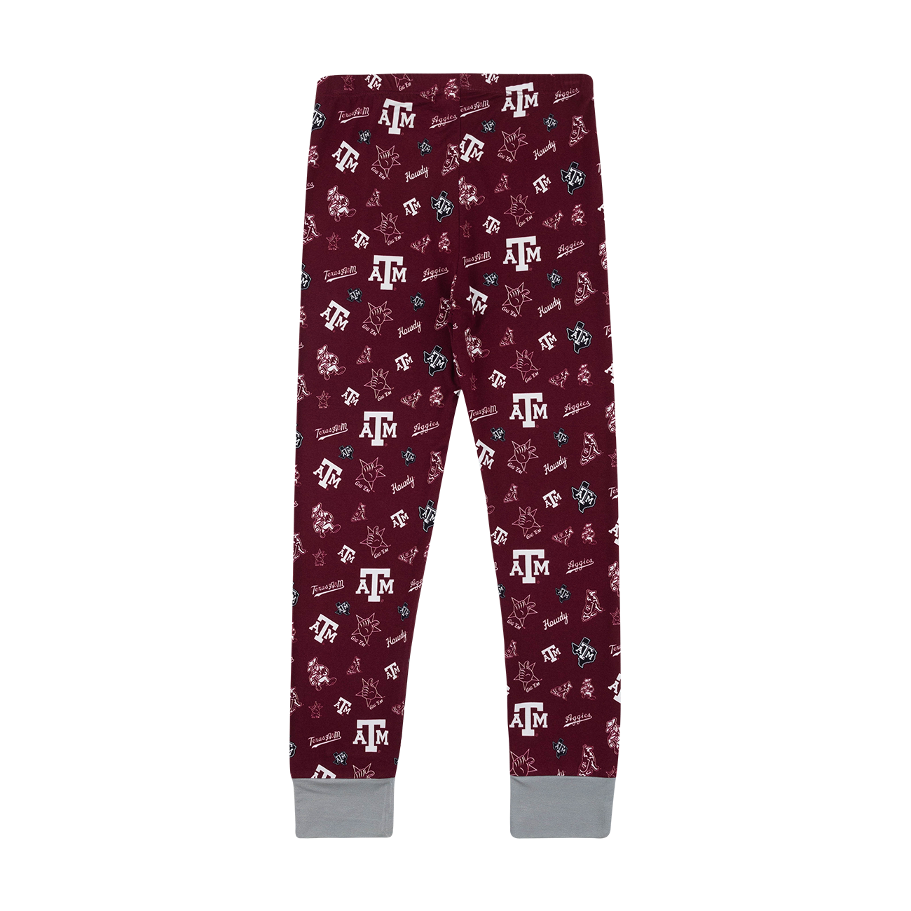 Texas A&M Tailgate Tikes Two Piece Maroon Youth PJ Set