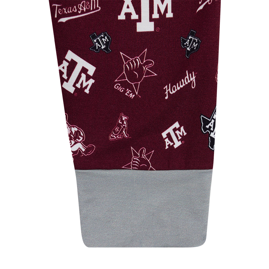 Texas A&M Tailgate Tikes Two Piece Maroon Youth PJ Set
