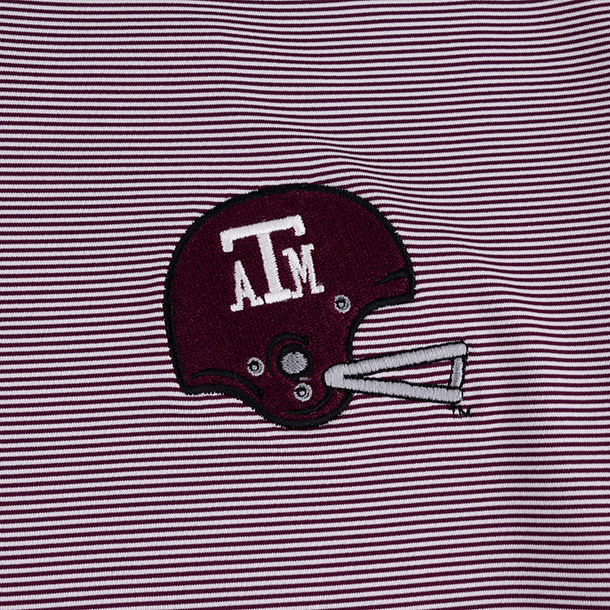 Texas A&M Peter Millar Jubilee Vintage Helmet Polo