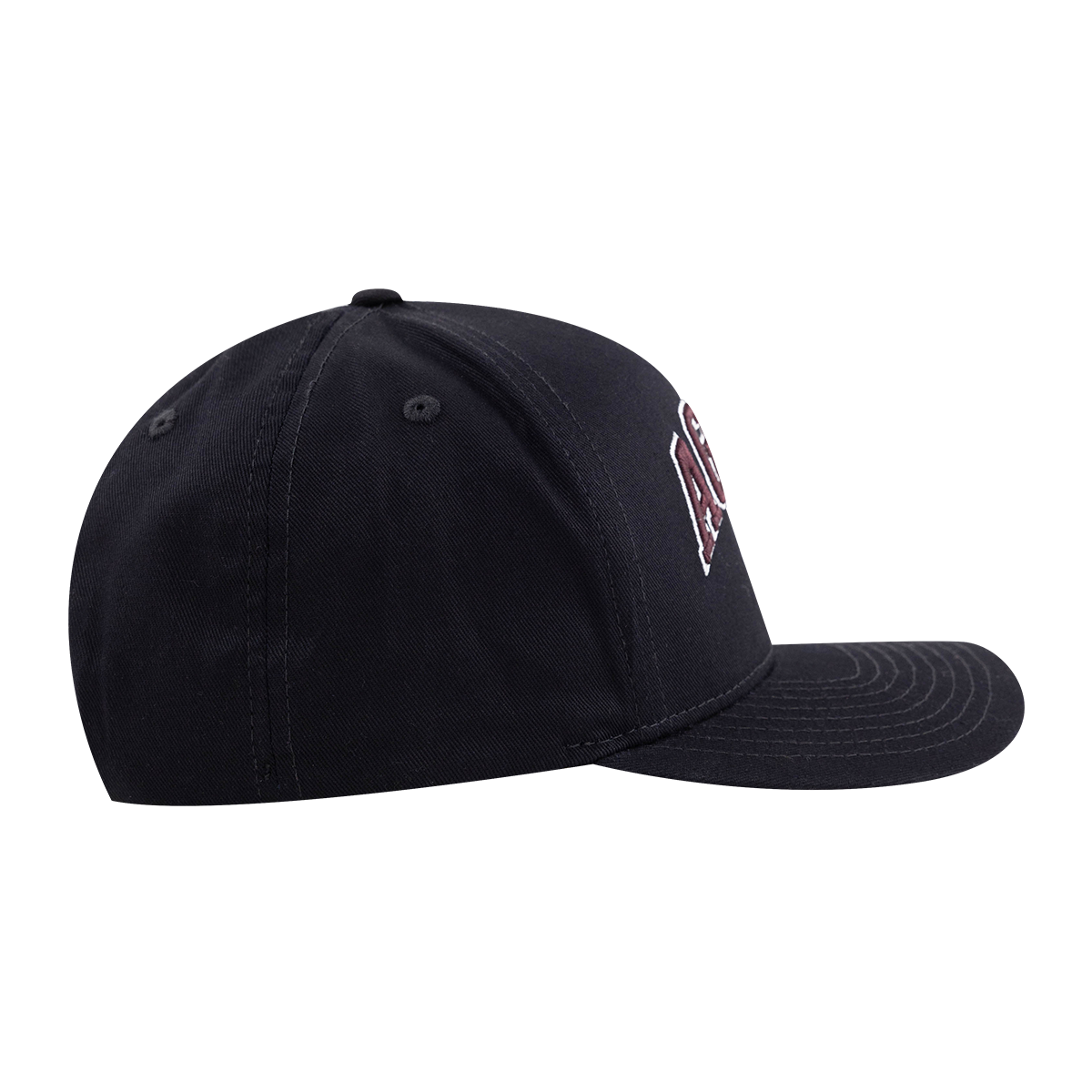 Aggies Zephyr 6 Panel Snapback Hat - Black