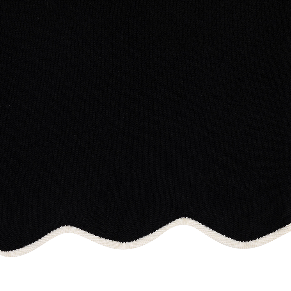 Day + Moon Black Knit Sweater Tank