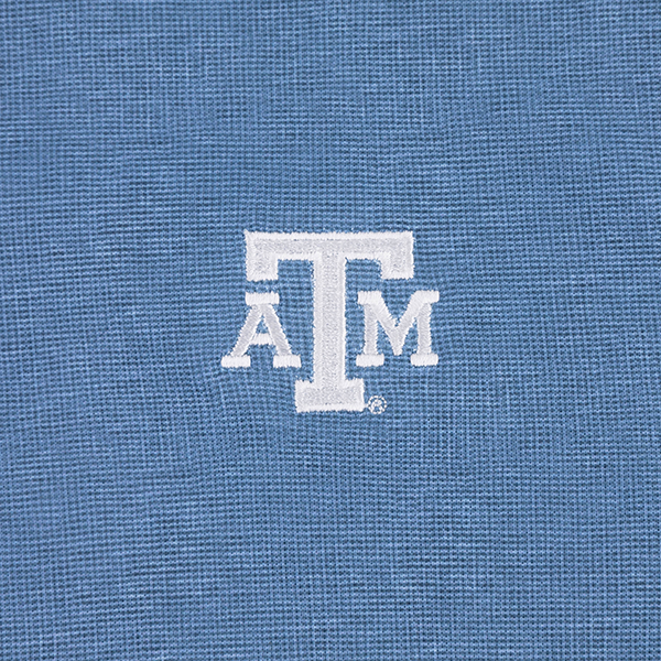 Texas A&M Johnnie-O Short Sleeve Sport Shirt - Blue