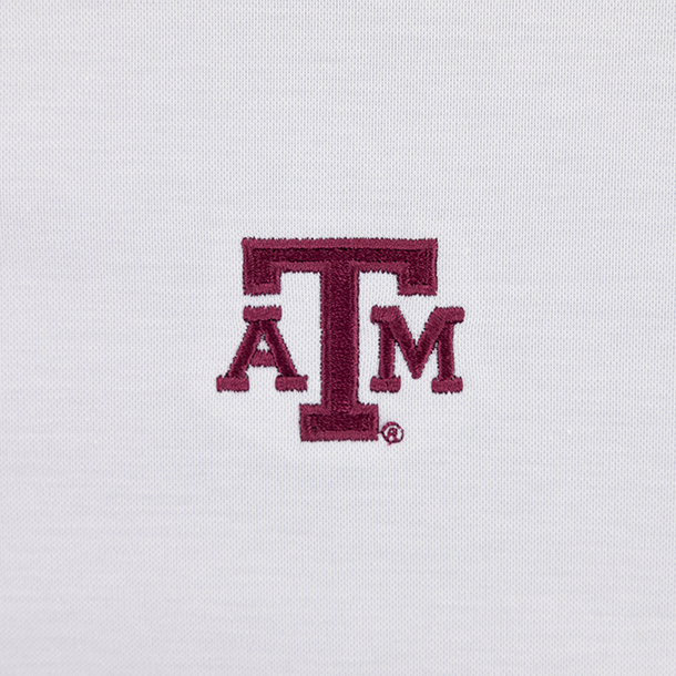 Texas A&M Johnnie-O Elba Pique Knit Polo - Gray