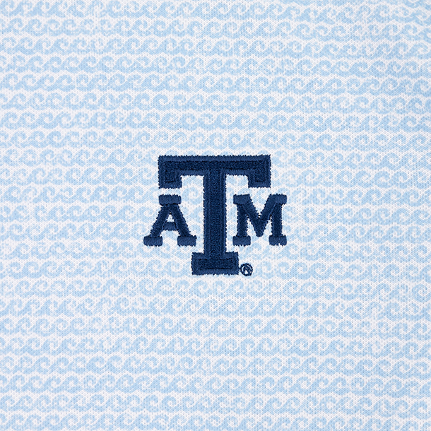 Texas A&M Johnnie-O Waverunner Polo - Blue