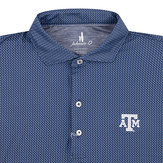 Texas A&M Johnnie-O Tee Party Polo - Navy