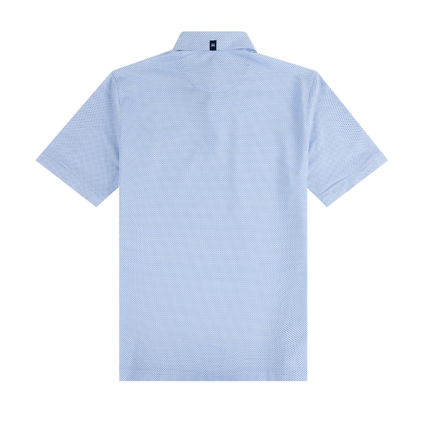 Texas A&M Mizzen + Main Tight Diamond Polo - Blue