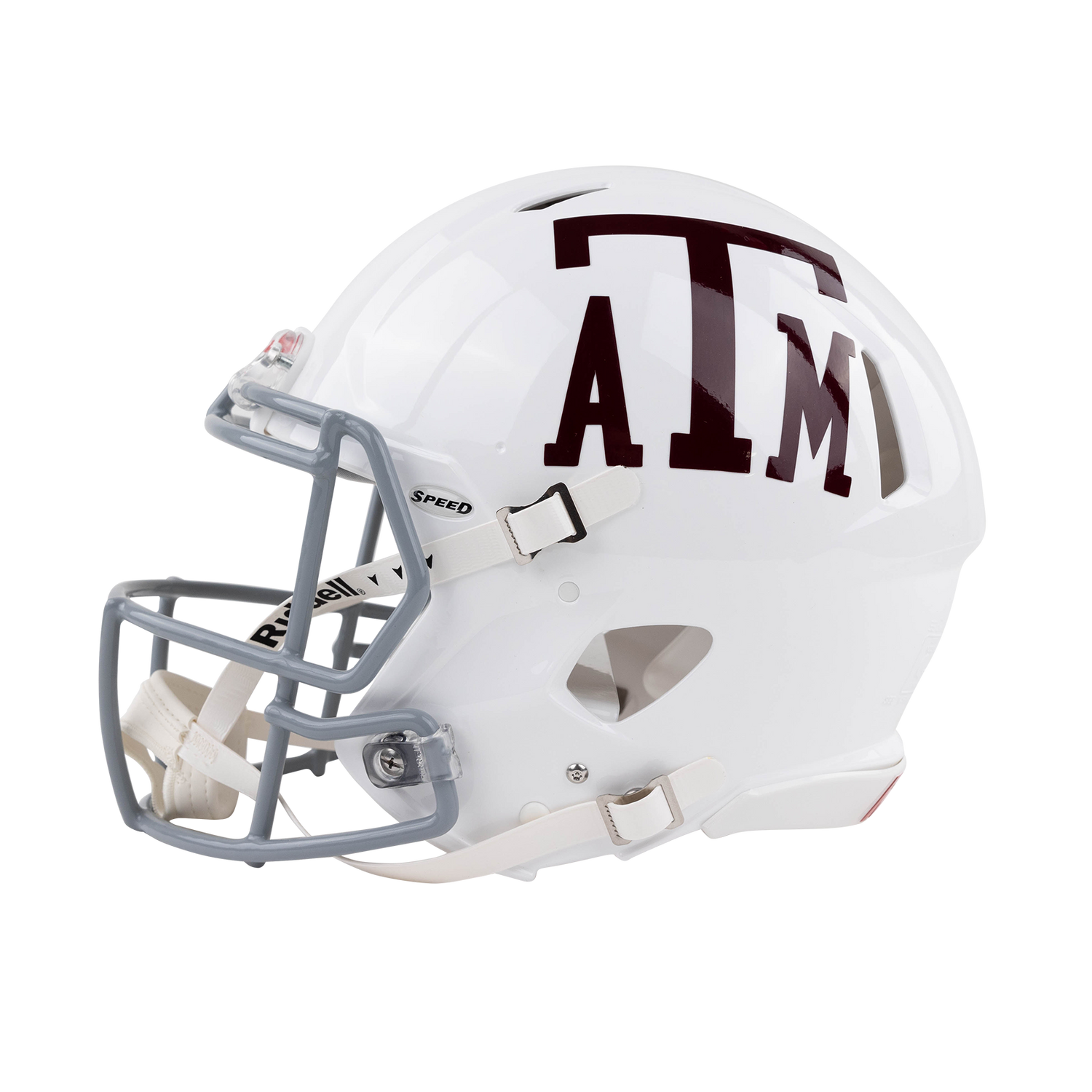 Texas A&M Riddell Throwback White Football Helmet