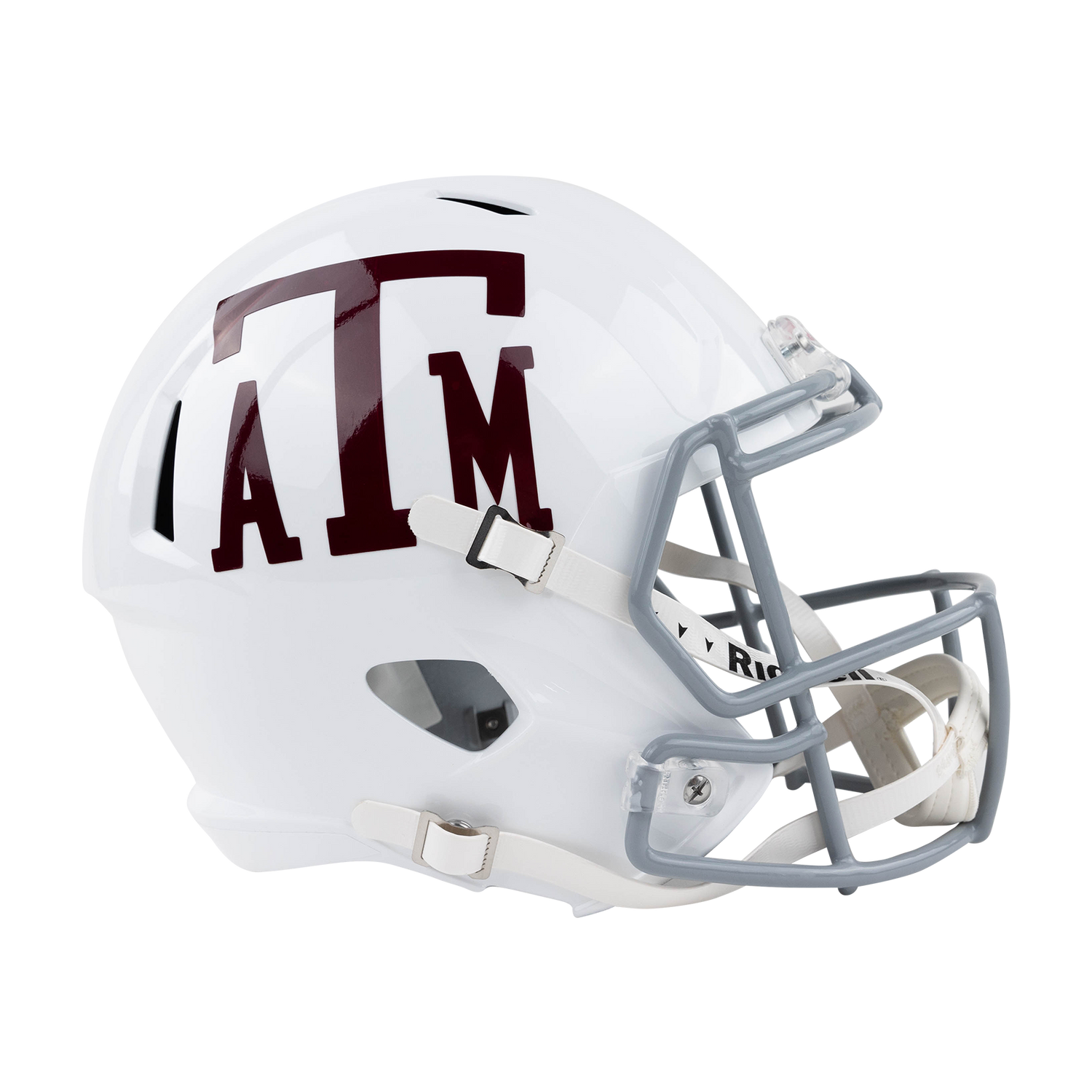 Texas A&M Riddell Throwback White Replica Football Helmet