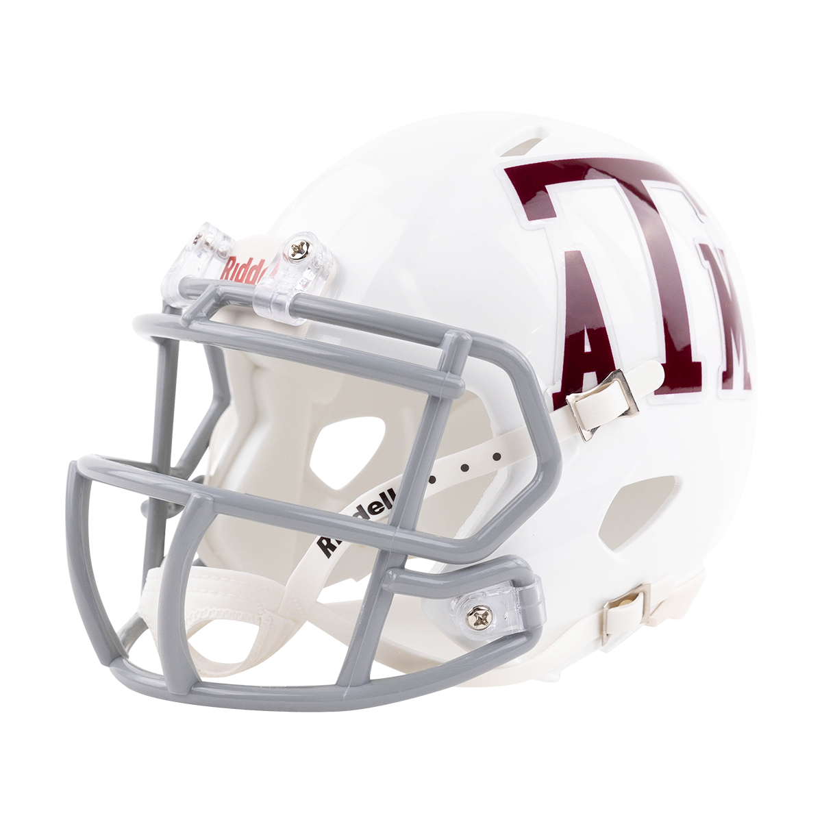 Texas A&M Riddell Throwback White Mini Football Helmet