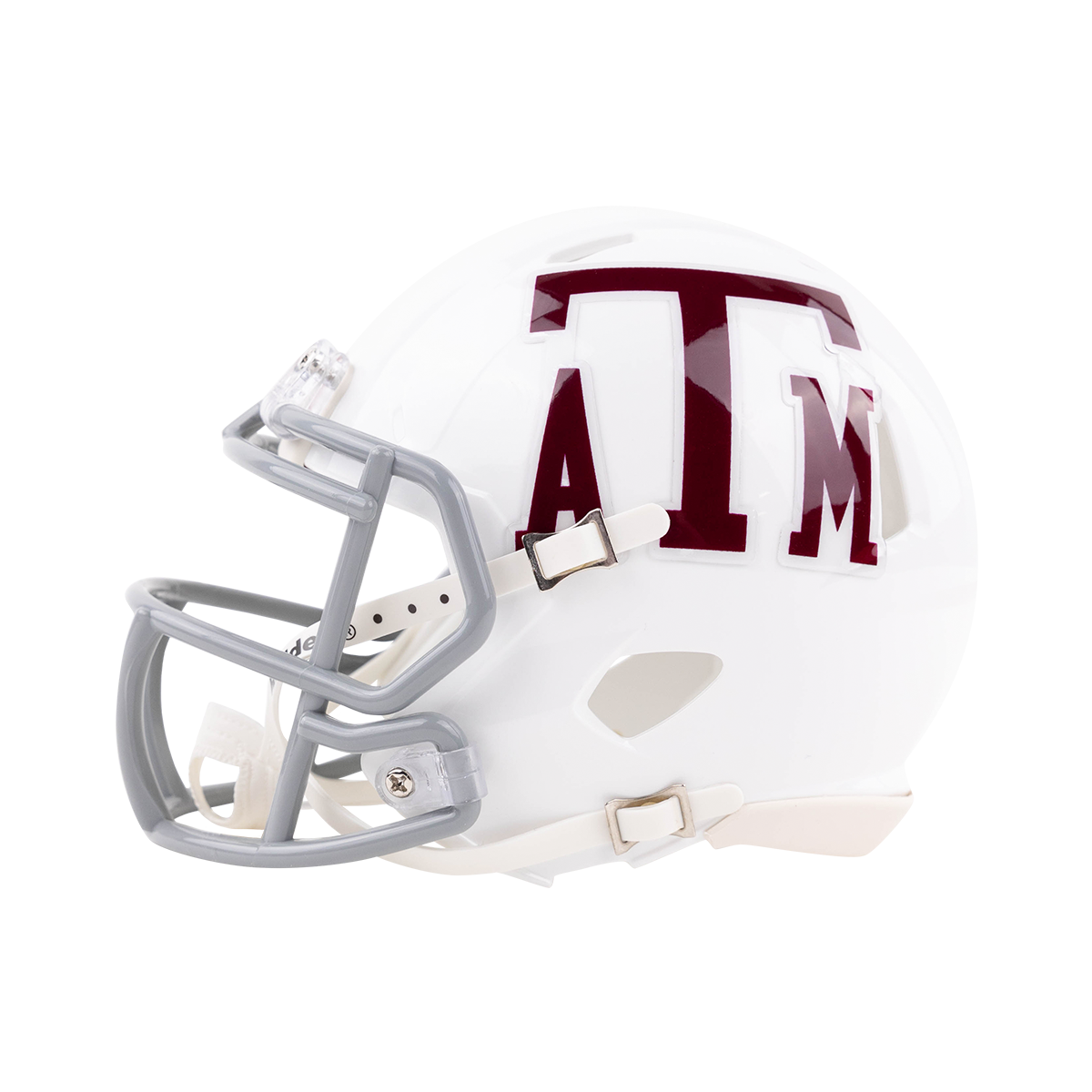Texas A&M Riddell Throwback White Mini Football Helmet