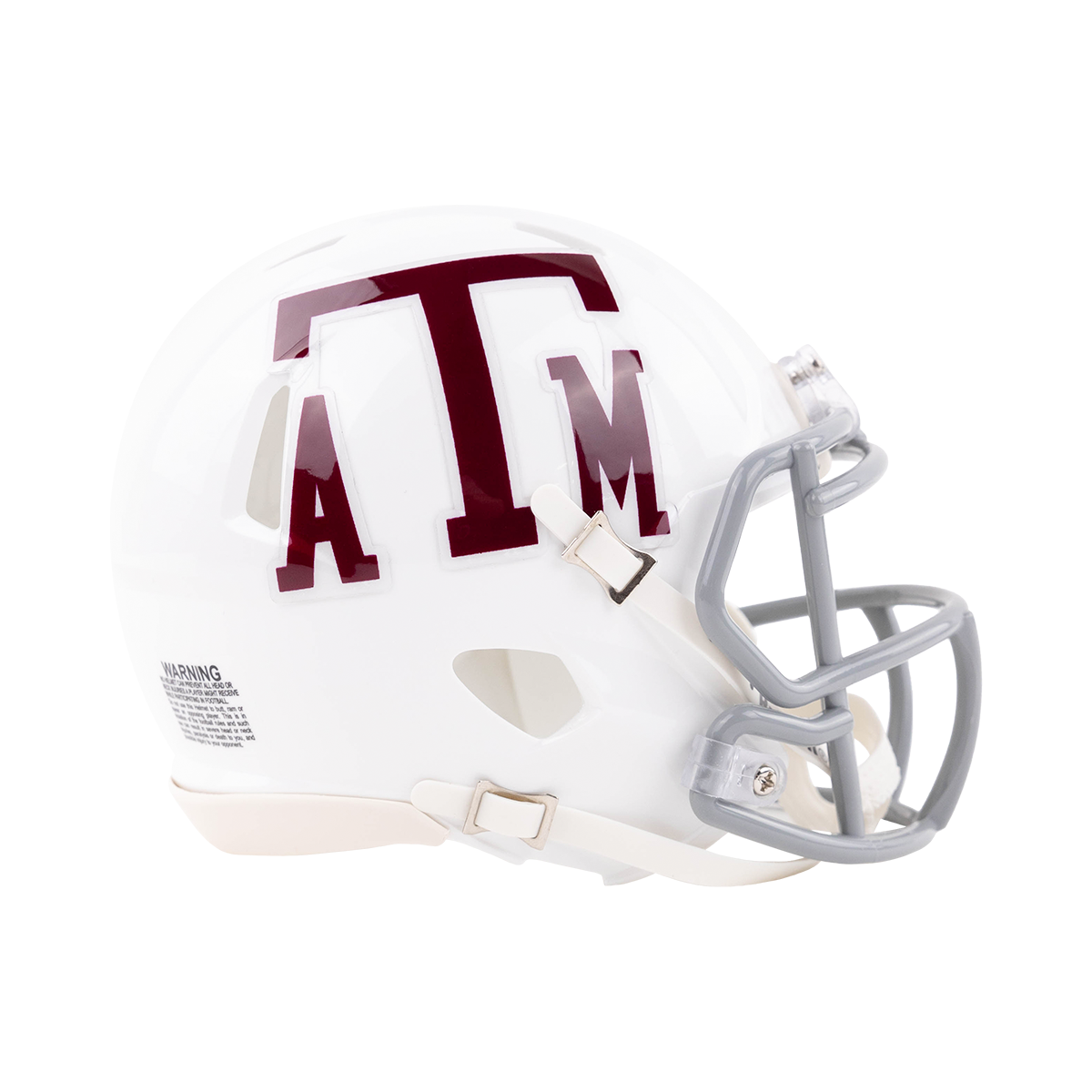 Texas A&M Riddell Throwback White Mini Football Helmet