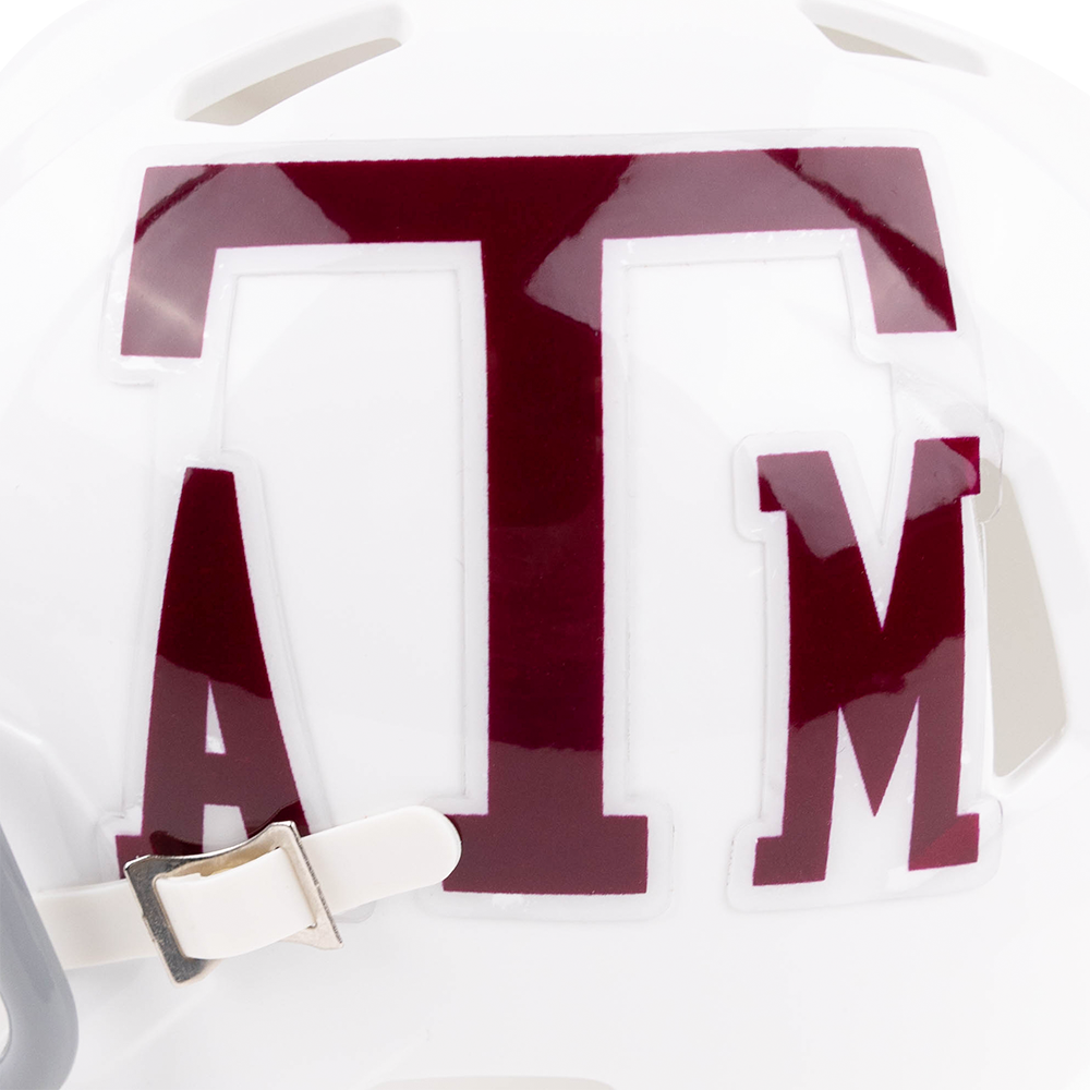 Texas A&M Riddell Throwback White Mini Football Helmet