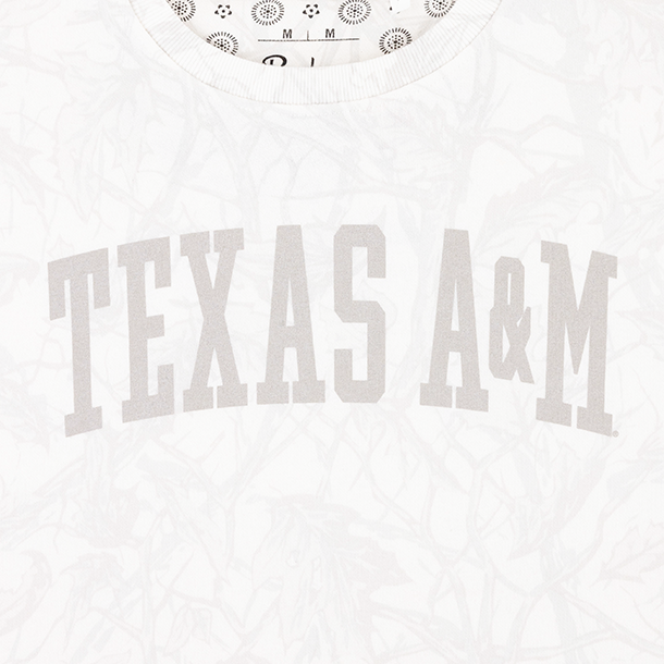 Texas A&M Pressbox Crewneck - Gray Camo