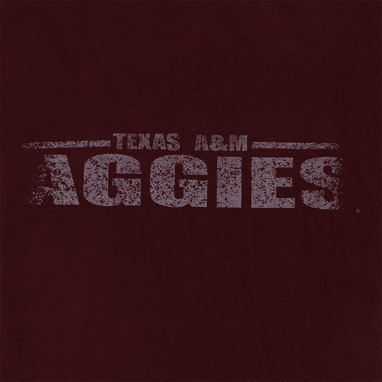 Aggies Comfort Wash Tonal American Flag T-Shirt