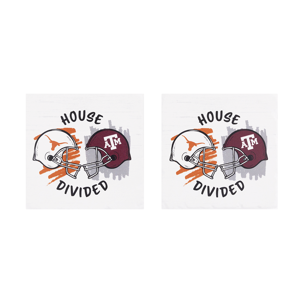House Divided 2-Pack Coasters