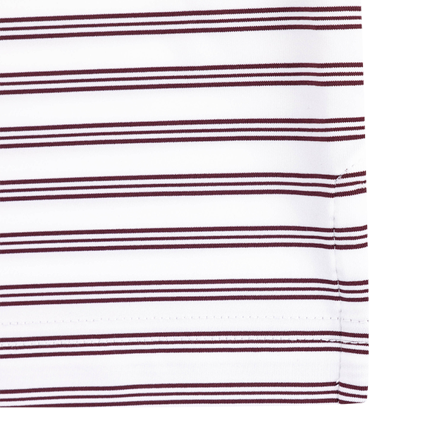 Texas A&M GenTeal Rush Striped Polo - Maroon