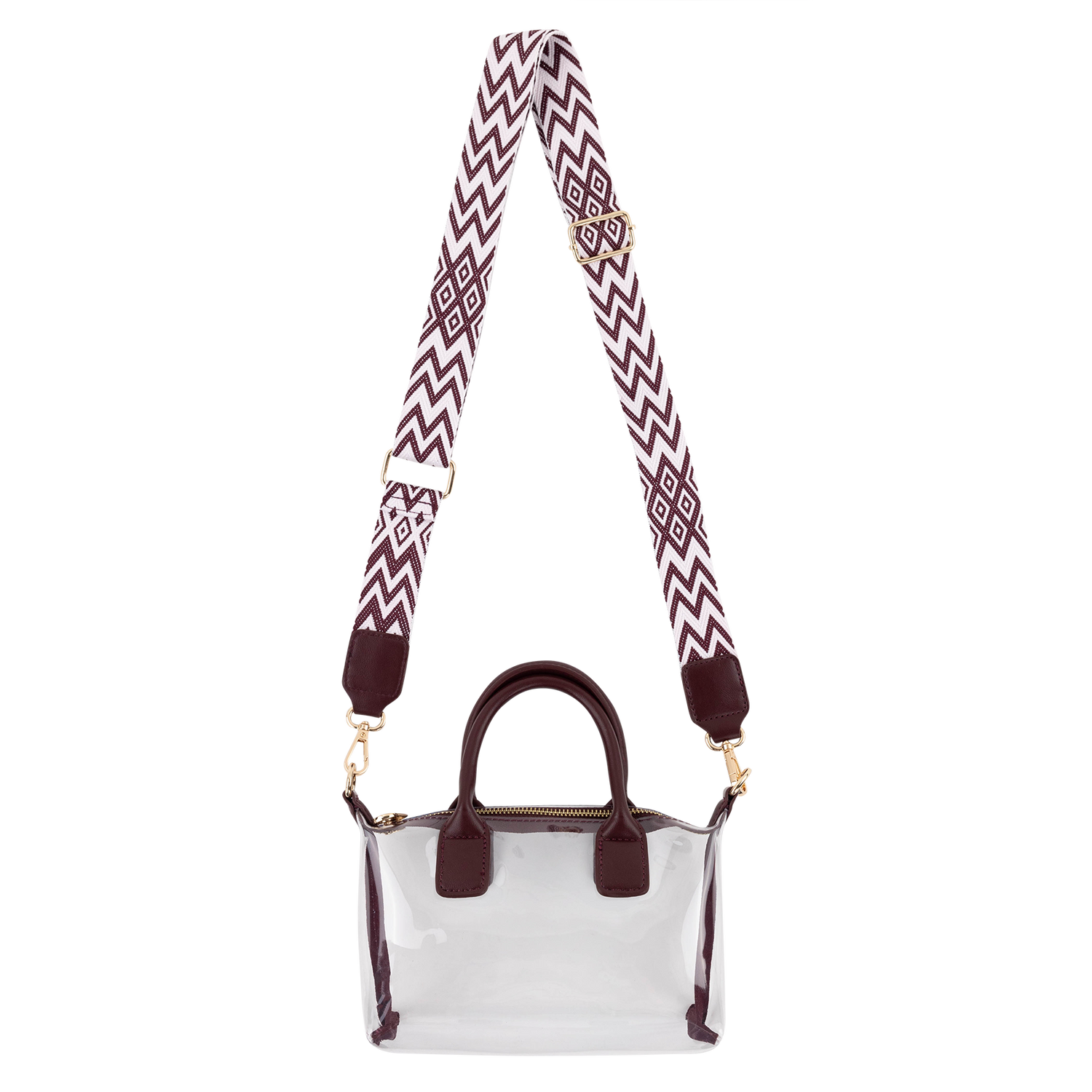 Collegiate Outfitters Clear Petite Tote with Strap