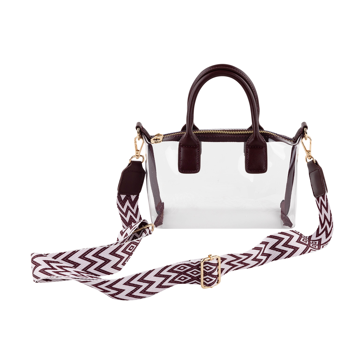 Collegiate Outfitters Clear Petite Tote with Strap
