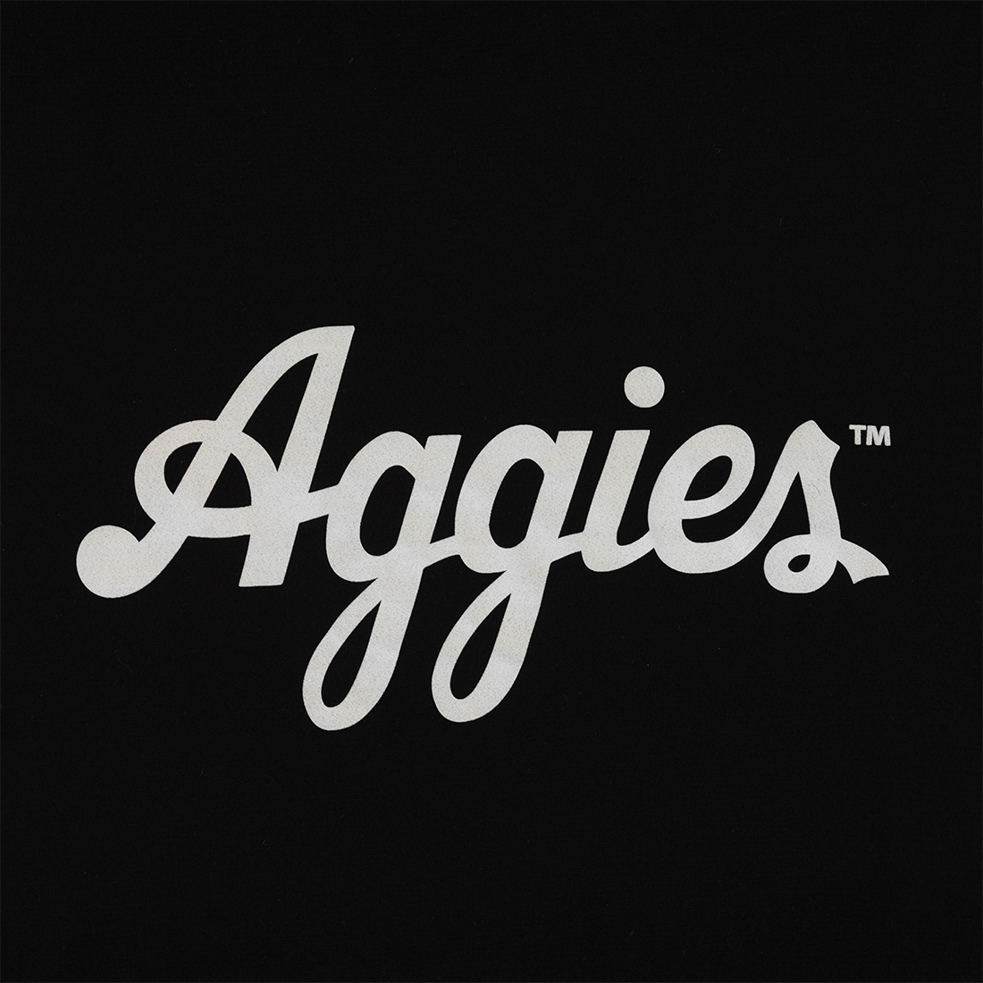 Script Aggies Collegiate Outfitters Black Tee