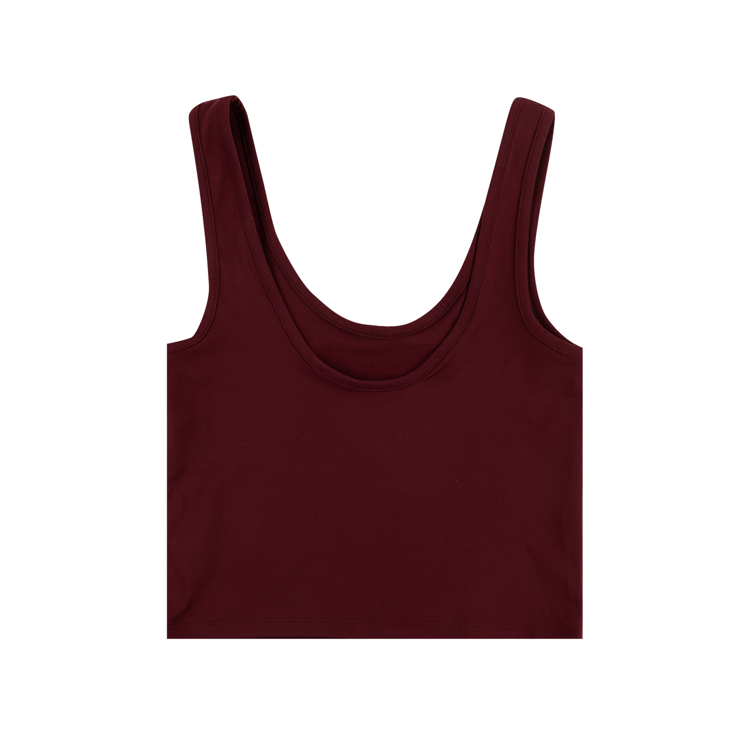 Texas A&M Champion Scoop Neck Crop Tank - Maroon