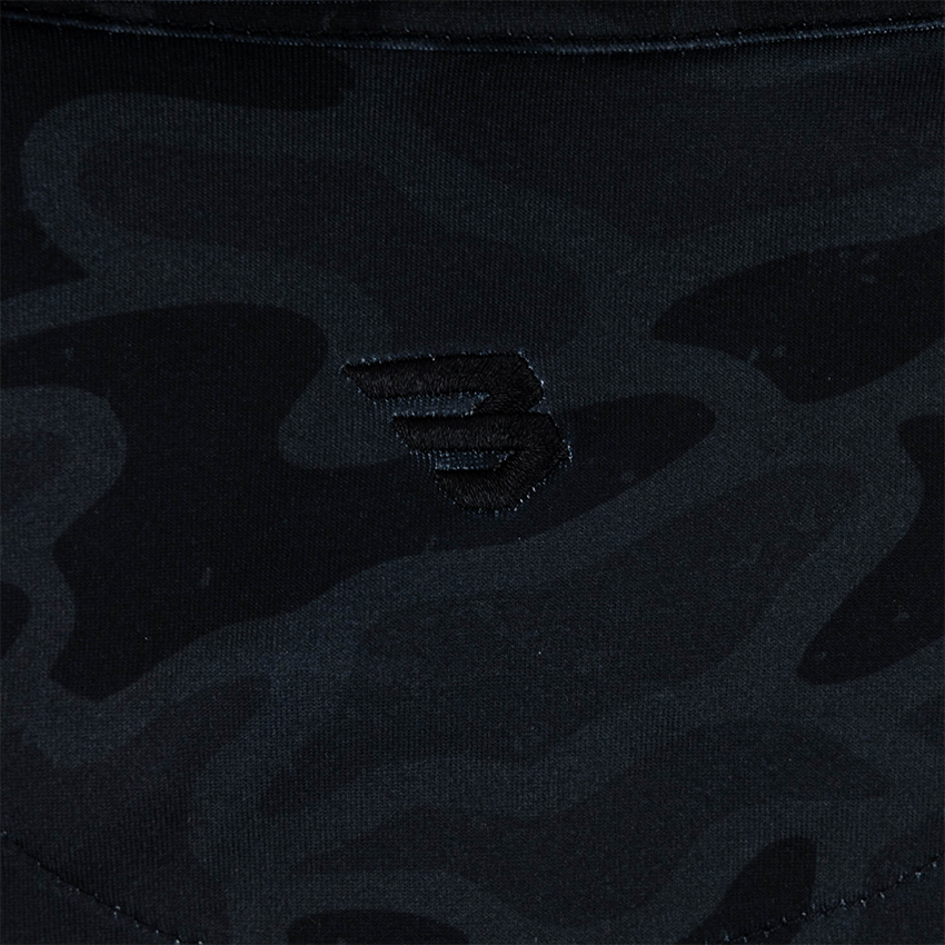 Burlebo Black Camo Performance Polo