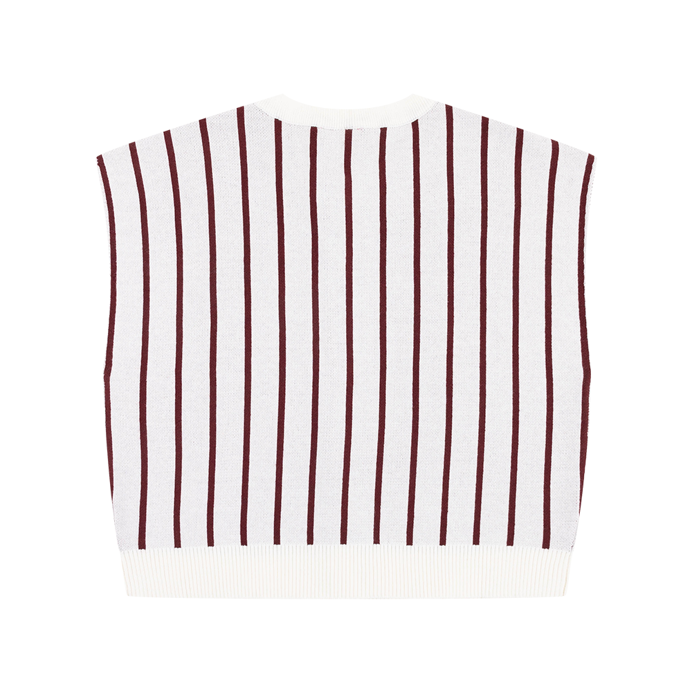 Aggies Queen of Sparkles Striped Button Down White Top