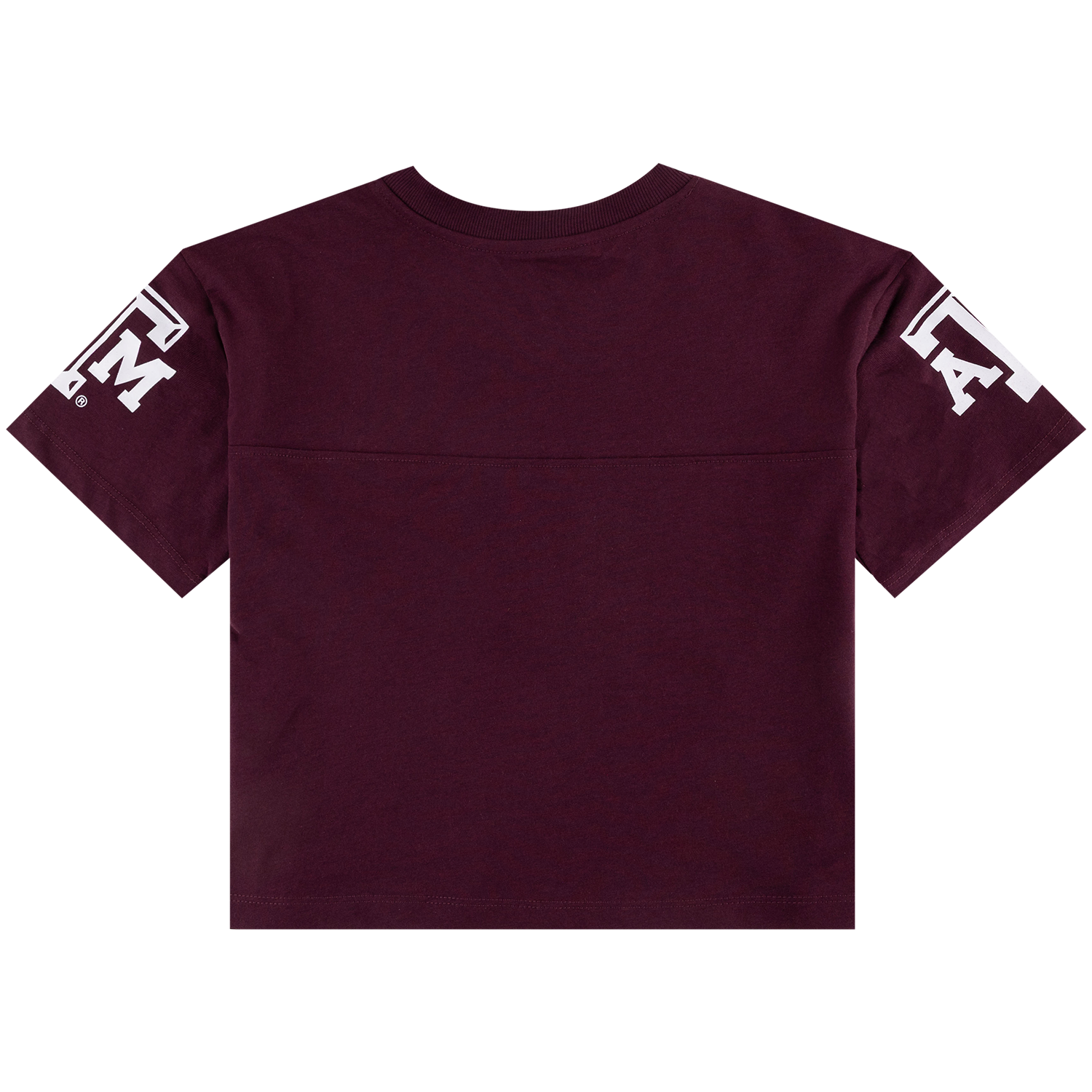Script Texas A&M Gen 2 Girls Cropped Football Top - Maroon