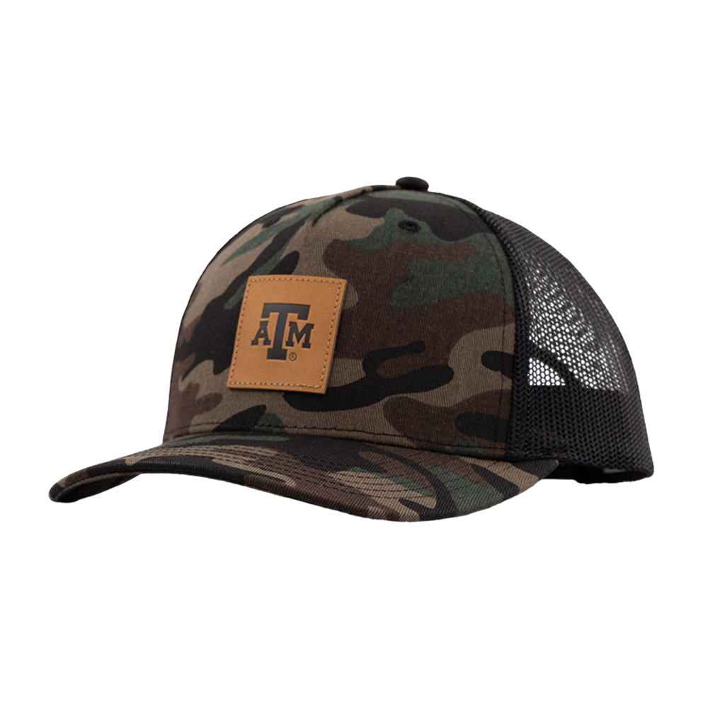 Texas A&M Collegiate Outfitters Camo Patch Trucker Hat