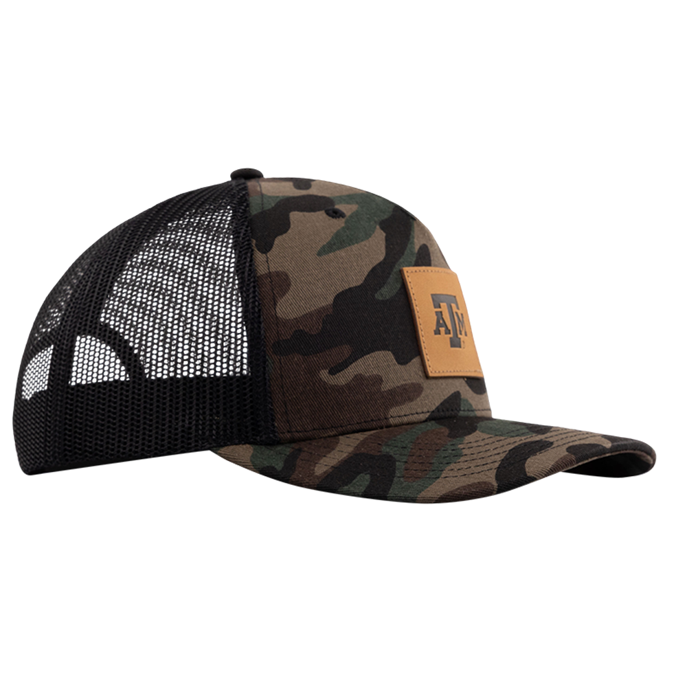 Texas A&M Collegiate Outfitters Camo Patch Trucker Hat