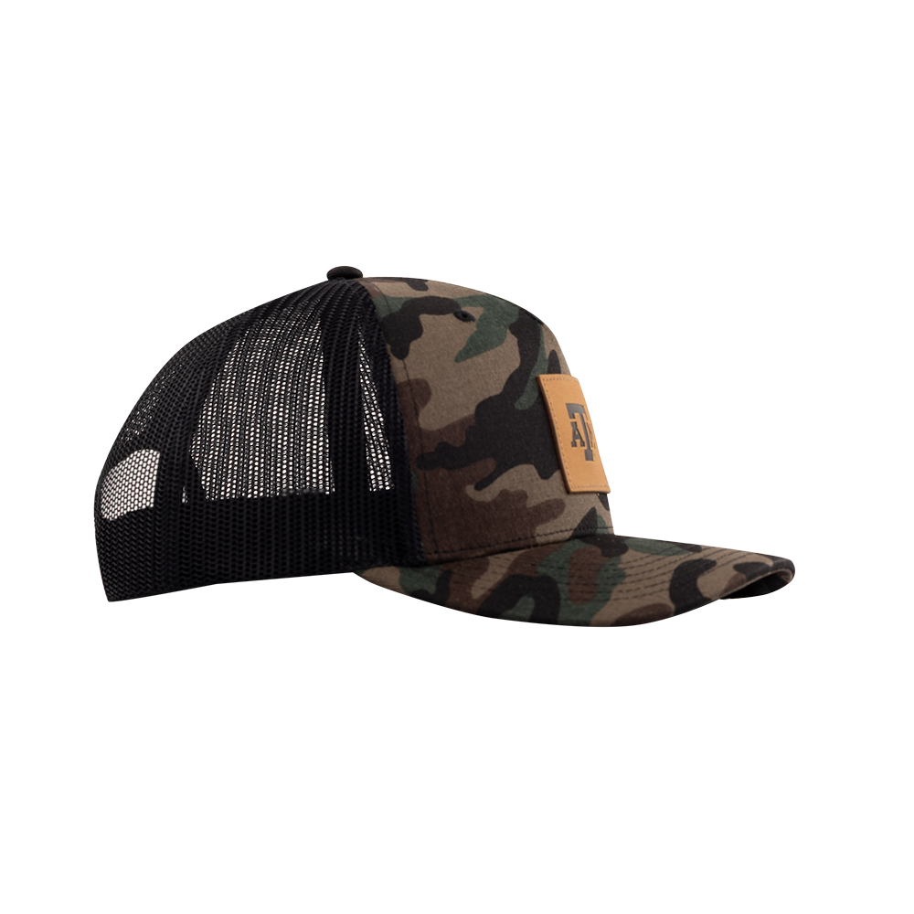 Texas A&M Collegiate Outfitters Camo Patch Trucker Hat