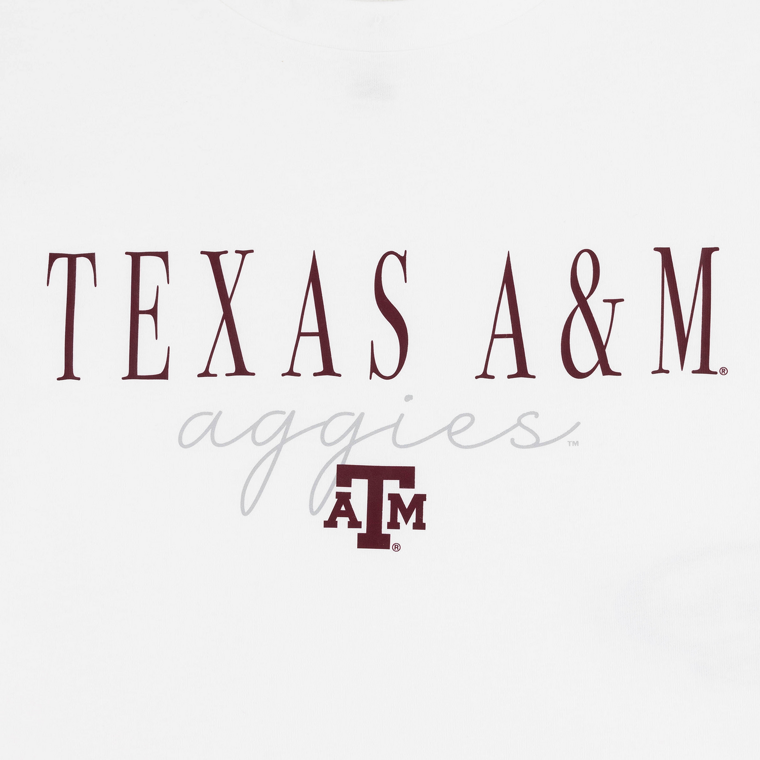 Texas A&M Concepts Copeland Top and Short Set - Beige