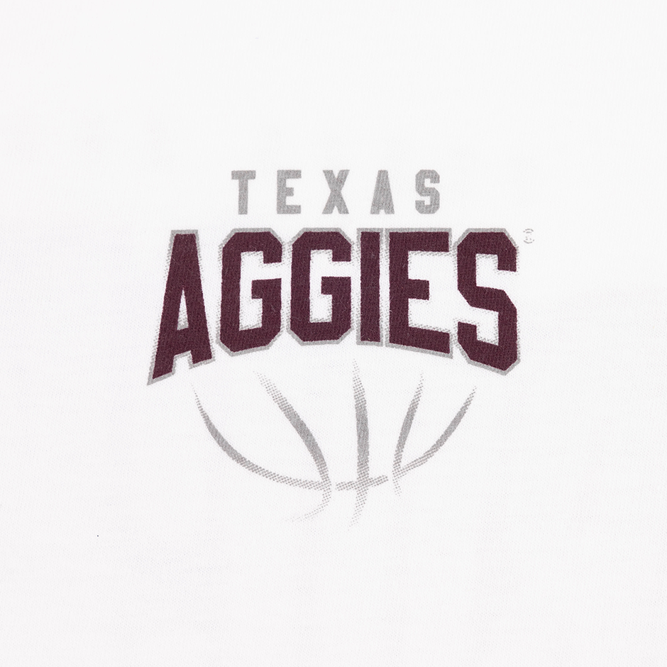 Texas Aggies Comfort Colors Rock Reed Basketball T-Shirt