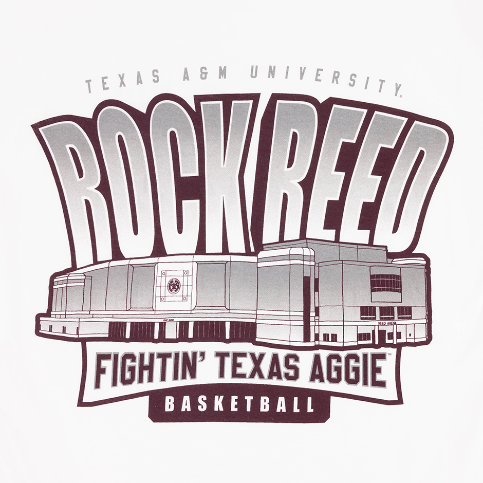 Texas Aggies Comfort Colors Rock Reed Basketball T-Shirt