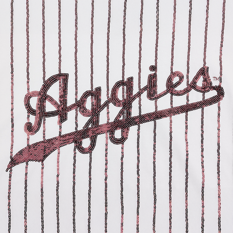 Aggies Stewart Simmons Shortstop Sequin T-Shirt Dress