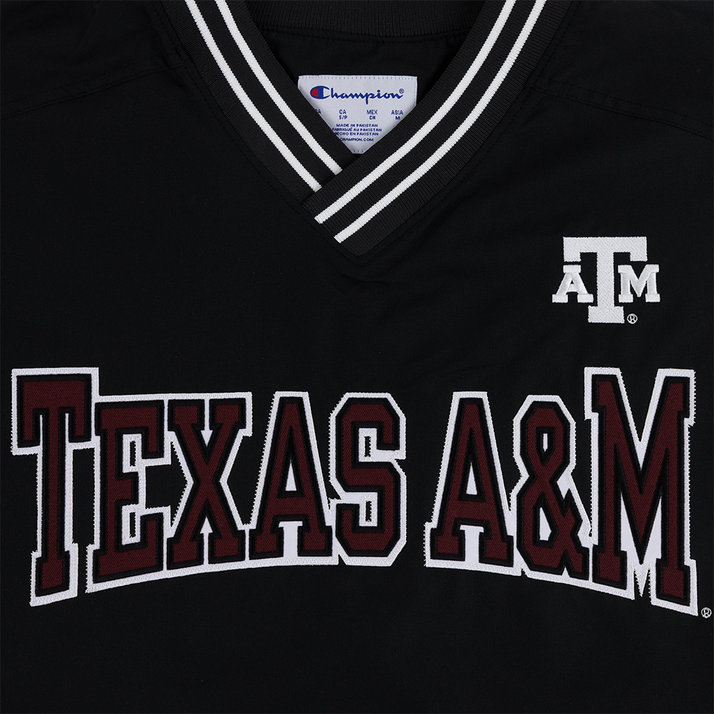 Texas A&M Champion Men's Scout Pullover Jacket - Black