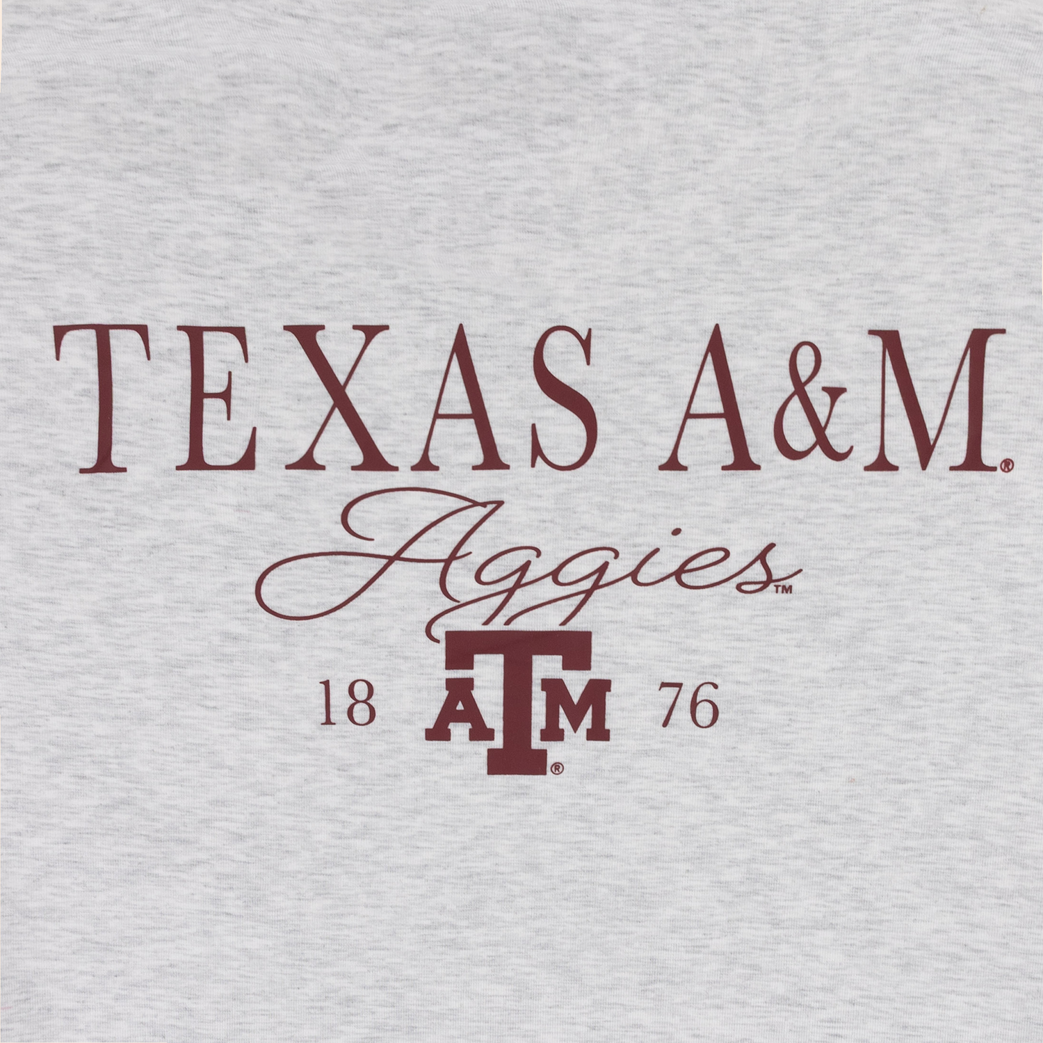 Texas A&M Concepts Sport Fray Top and Brief Set - Gray