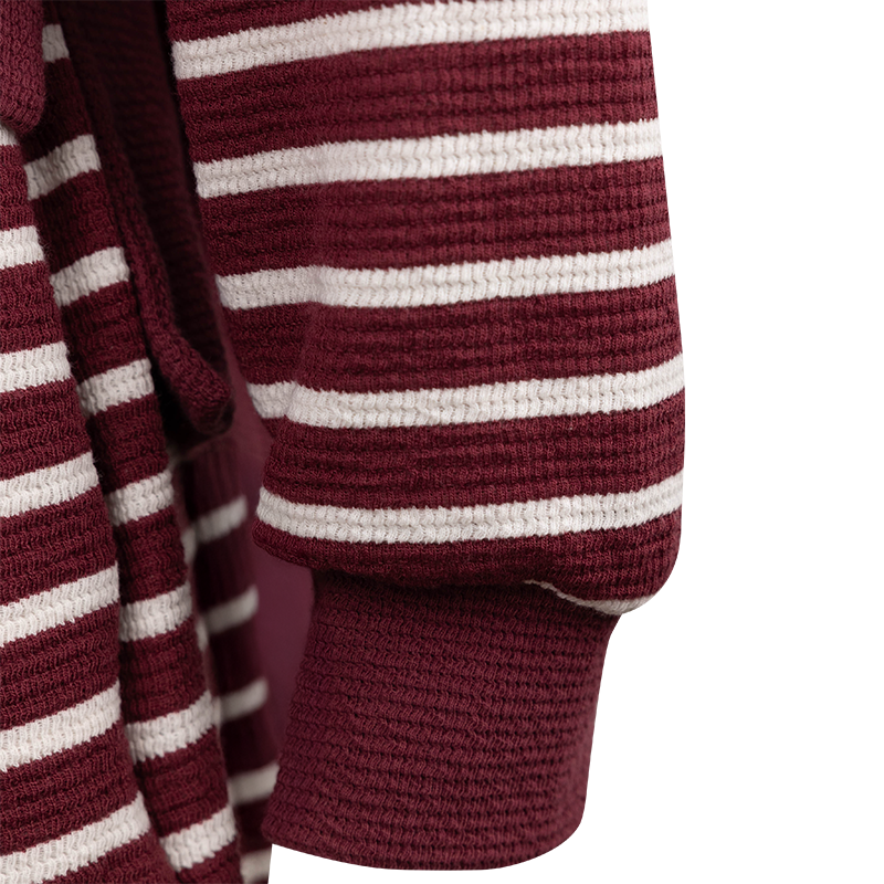 TRES BIEN CLOTHING Striped Knit Top