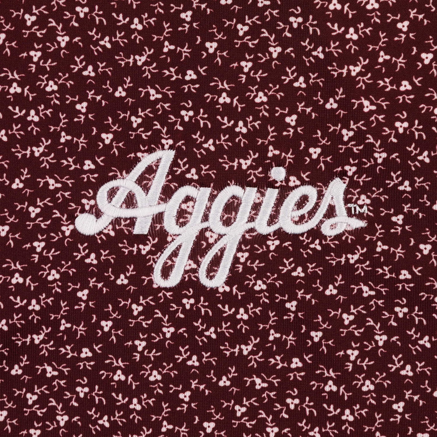 Script Aggies Antigua Vigorous Polo - Maroon