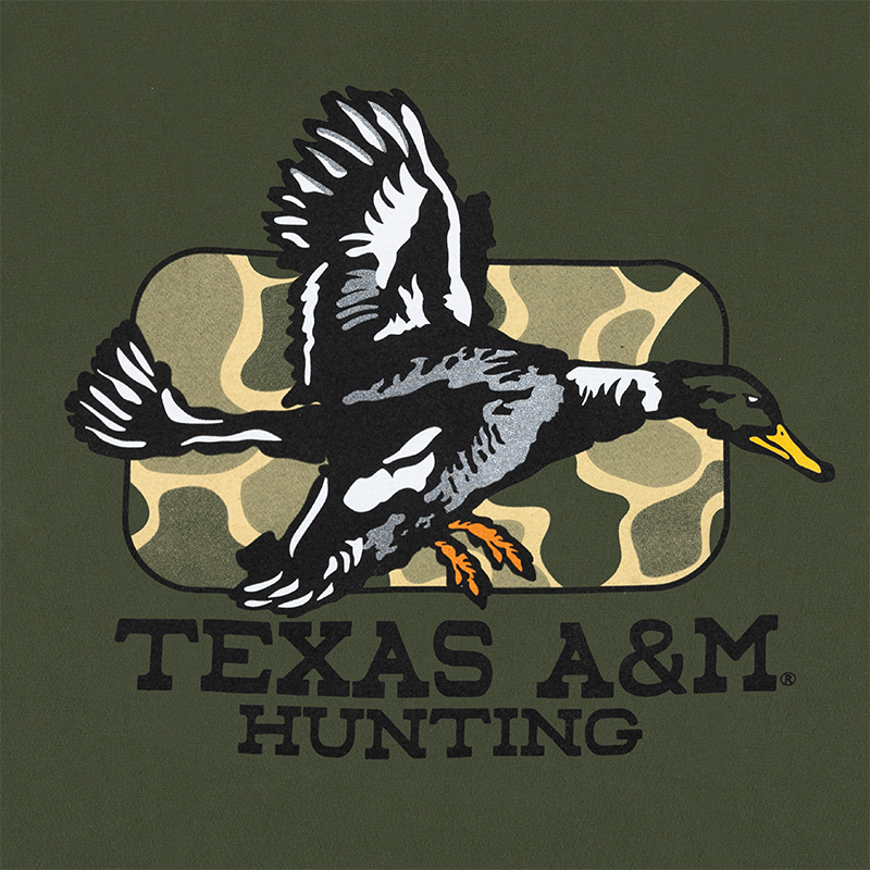 Texas A&M Sage Green Duck T-Shirt