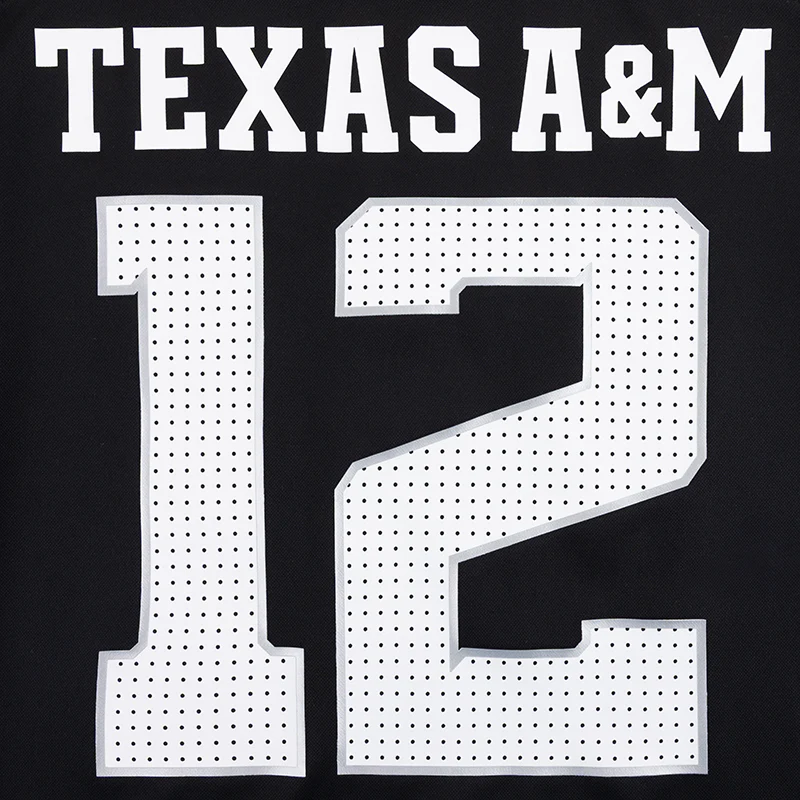 Texas A&M Adidas Youth Football Jersey - Black