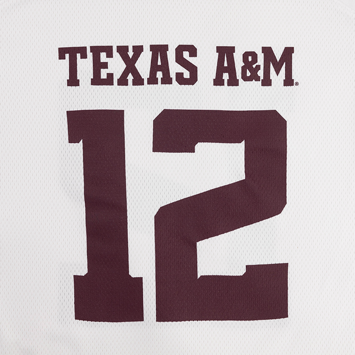 Texas A&M Adidas Youth Football Jersey - White