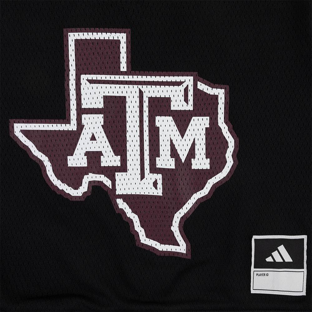 Texas A&M Adidas Women's Crop Jersey - Black