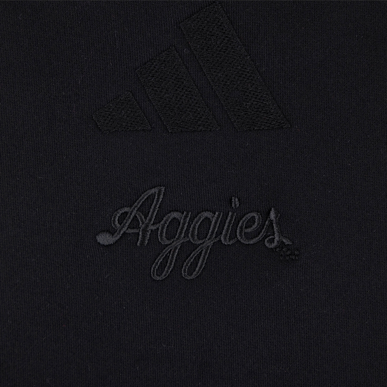 Script Aggies Adidas Ultimate Cozy Crewneck - Black
