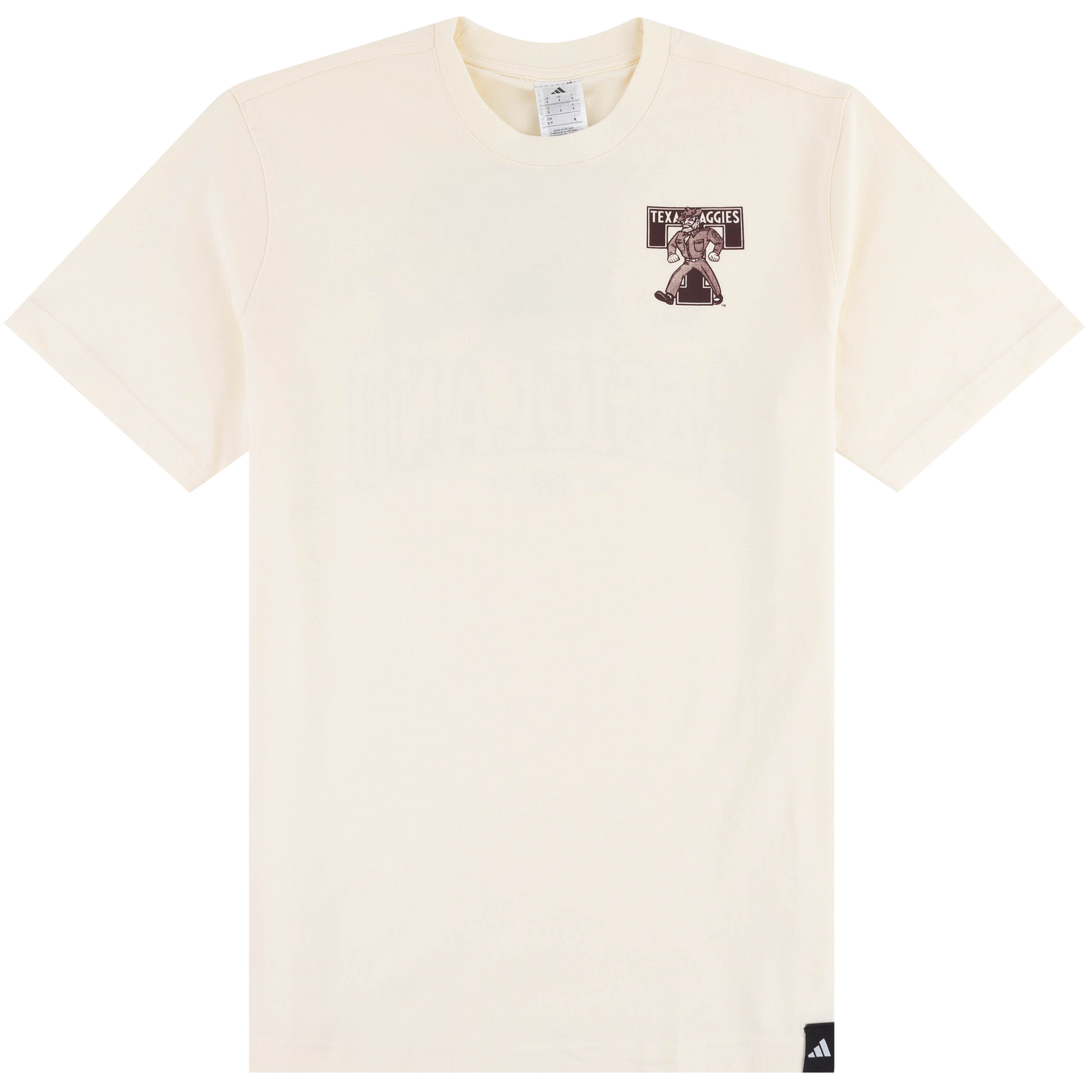 Texas A&M Adidas Ol' Sarge Vault Fan T-Shirt - White