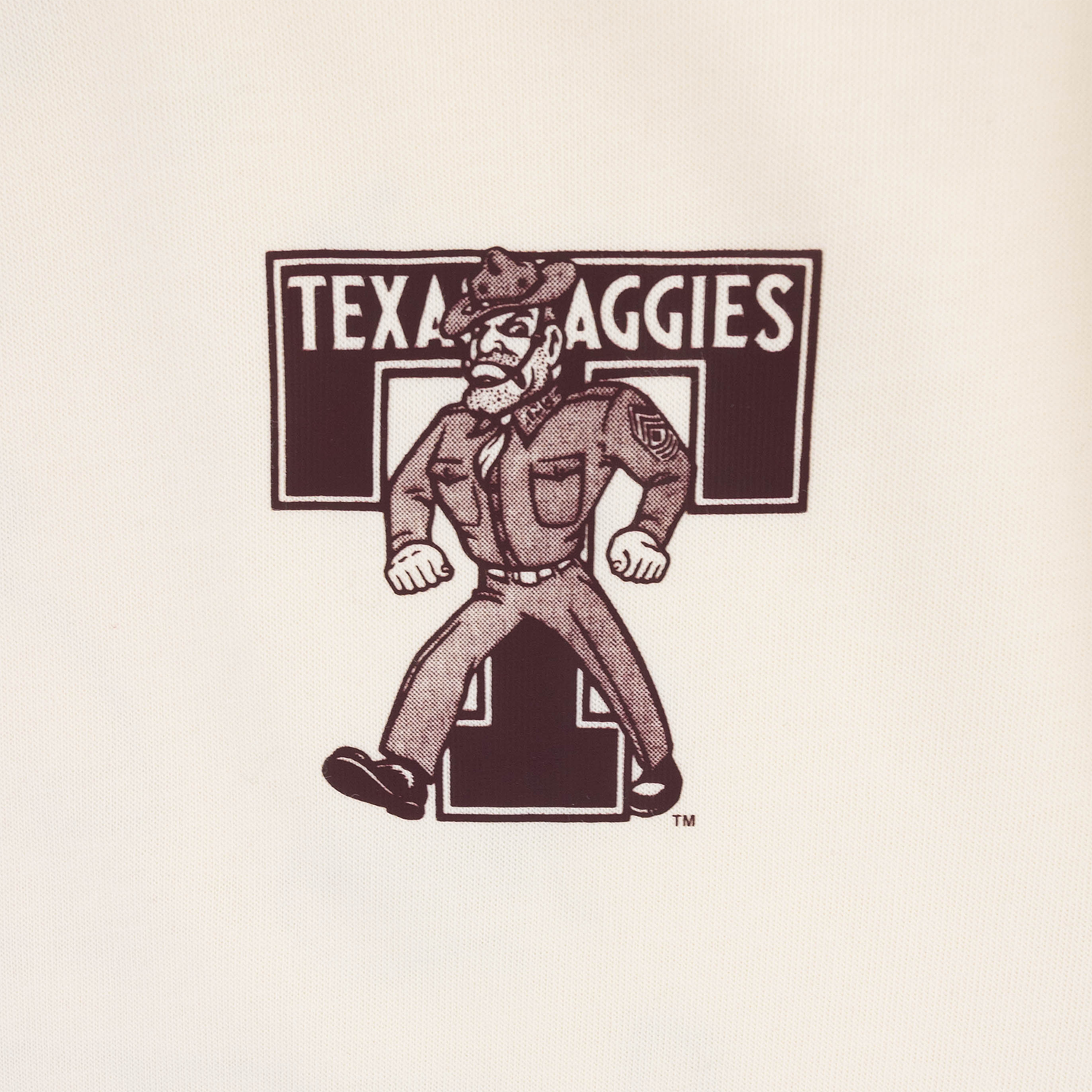 Texas A&M Adidas Ol' Sarge Vault Fan T-Shirt - White