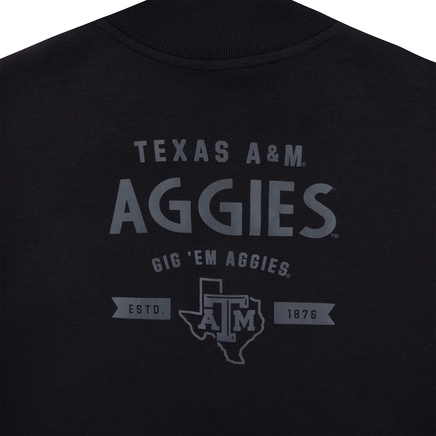 Texas A&M Adidas Women's All Season 1/4 Zip - Black