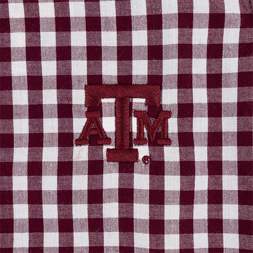 Texas A&M Garb Gingham Shift Dress - Maroon